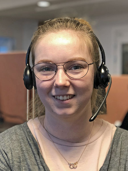 Alexandra på Kundservice